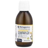 OmegaGenics EPA-DHA 2400. Натуральный лимон, 150 мл (5 жидк. унц.) — Metagenics