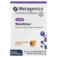 MetaRelax®, со вкусом апельсина и цитруса, 30 пакетиков по 3,3 г (0,11 унции) — Metagenics