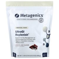 UltraGI Replenish®, полезные продукты, со вкусом шоколада, 630 г (22,22 унции) — Metagenics