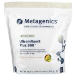 UltralnflamX Plus 360°®, лечебное питание, со вкусом тропического манго, 1290 г (45,5 унции) — Metagenics