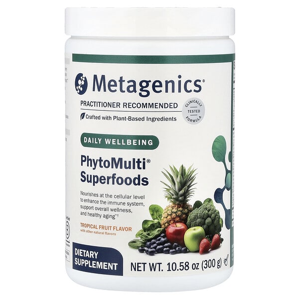 mtg94777_v_40.jpg PhytoMulti® Superfoods, тропические фрукты, 300 г (10,58 унции) — Metagenics