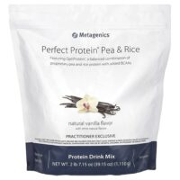 Perfect Protein, горох и рис, с натуральным вкусом ванили, 1110 г (2 фунта, 7,15 унции) — Metagenics