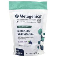 MetaKids®, мультивитамины, со вкусом винограда, 60 жевательных таблеток — Metagenics