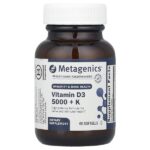 Витамин D3 5000 и K, 60 мягких таблеток — Metagenics