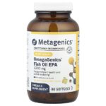 OmegaGenics®, Fish Oil EPA, Natural Lemon-Lime, 1,200 mg, 90 Softgels — Metagenics