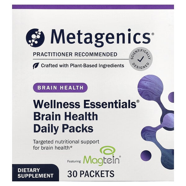 mtg95310_v_42.jpg Wellness Essentials®, ежедневные пакетики для здоровья мозга, 30 пакетиков — Metagenics
