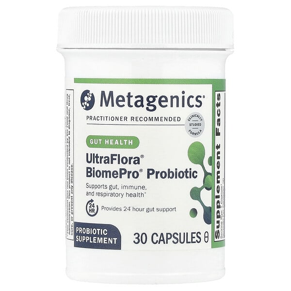 mtg95497_v_24.jpg UltraFlora® BiomePro®, пробиотики, 105 млрд КОЕ, 30 капсул — Metagenics