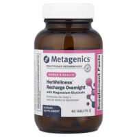 Women's Health, HerWellness™, восстанавливающий в течение ночи, с глицинатом магния, 60 таблеток — Metagenics
