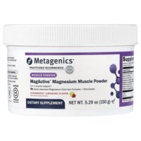 MagActive™, магниевый порошок для мышц, со вкусом клубничного лимонада, 150 г (5,29 унции) — Metagenics