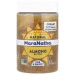миндальная паста, с кремовой текстурой, 454 г (16 унций) — MaraNatha