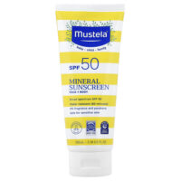 минеральное солнцезащитное средство, для лица и тела, SPF 50, 100 мл (3,38 жидк. унции) — Mustela
