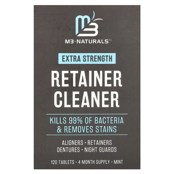 mtn37102_v_28.jpg Retainer Cleaner, мята, 120 таблеток — M3