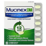 Mucinex DMA, 20 двухслойных таблеток с замедленным высвобождением — Mucinex