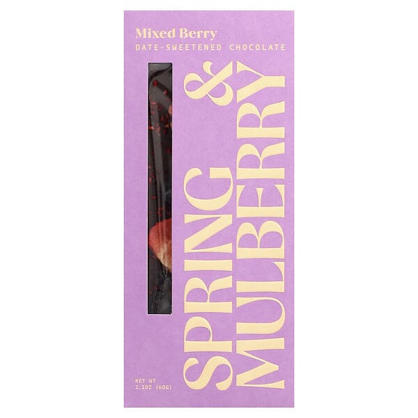 mul47002_v_2.jpg шоколад с финиками, с ягодным ассорти, 60 г (2,1 унции) — Spring & Mulberry