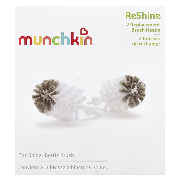 mun10700_v_27.jpg ReShine™, сменные насадки-щетки, 2 шт. В упаковке — Munchkin