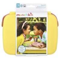 Lunch™, Bento Box с посудой, для детей старше 18 месяцев, желтый, набор из 3 предметов — Munchkin