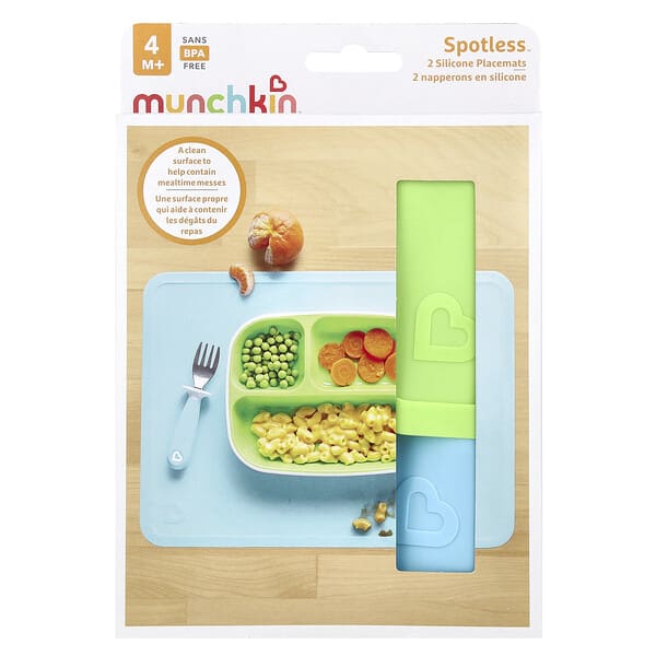 mun21151_v_18.jpg Spotless™, салфетки Silione, от 4 месяцев, 2 шт. — Munchkin
