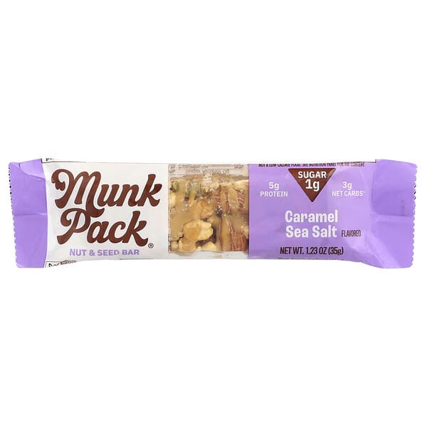 mup59018_v_4.jpg Munk Pack, батончик с орехами и семенами, карамель с морской солью, 35 г (1,23 унции)