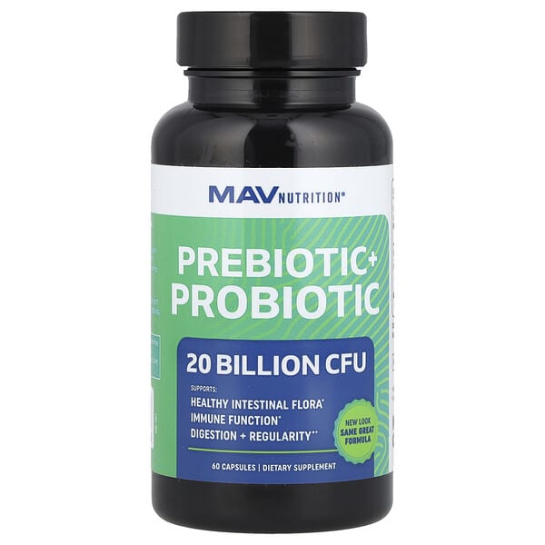 mvn27314_v_56.jpg Pre-Pro, пребиотик и пробиотик, 60 растительных капсул — MAV Nutrition