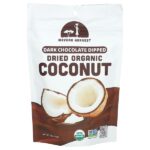 сушеный органический кокос, в темном шоколаде, 84 г (3 унции) — Mavuno Harvest