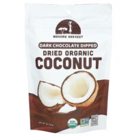 сушеный органический кокос, в темном шоколаде, 84 г (3 унции) — Mavuno Harvest