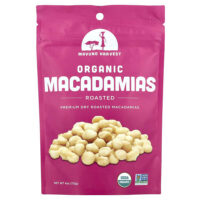 Органические макадамия, обжаренные, 112 г (4 унции) — Mavuno Harvest