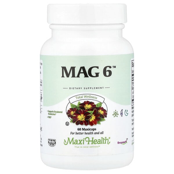 mxt05106_v_8.jpg Mag 6™, 60 капсул Maxcaps — Maxi Health