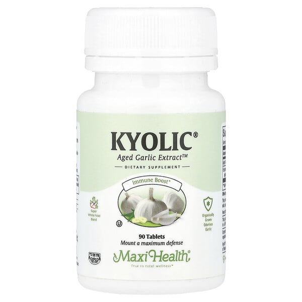 mxt10109_v_8.jpg Kyolic®, Aged Garlic Extract™, 90 таблеток — Maxi Health
