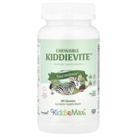 KiddieMax®, жевательная резинка Kiddievite™, натуральная жевательная резинка, 90 жевательных таблеток — Maxi Health