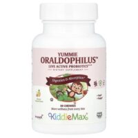 KiddieMax® Yummie Oraldophilus™, натуральные тропические фрукты, 50 жевательных таблеток — Maxi Health