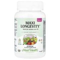Maxi Longevity™, мультивитамины для женщин старше 50, 60 капсул — Maxi Health