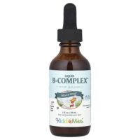 KiddieMax® Liquid B-Complex™, натуральные ягоды, 59 мл (2 жидк. Унции) — Maxi Health