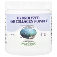 Hydrolyzed, порошок из рыбьего коллагена™, 155 г (5,46 унции) — Maxi Health