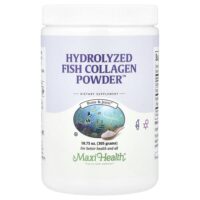 Hydrolyzed Fish Collagen Powder™, гидролизованный рыбий коллаген, 305 г (10,75 унции) — Maxi Health