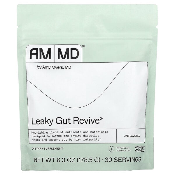 mye39044_v_4.jpg Leaky Gut Revive®, Unflavored , 6.3 oz (178.5 g) — Amy Myers MD