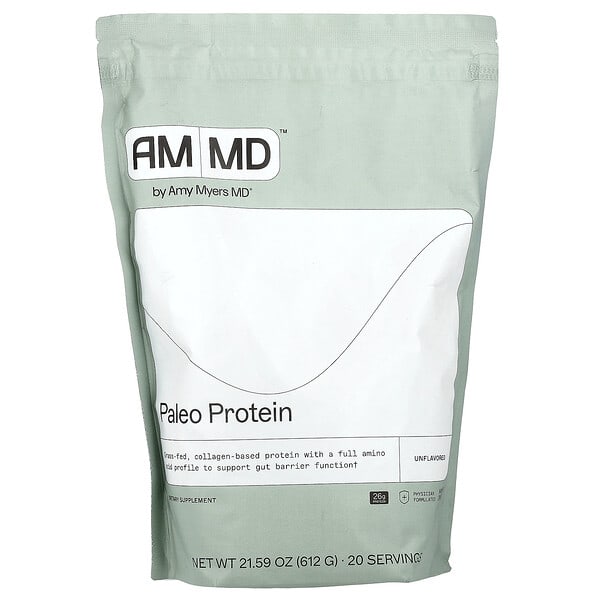 mye39230_v_5.jpg Paleo Protein, Unflavored, 21.59 oz (612 g) — Amy Myers MD