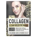 Маска для глаз с коллагеном и золотом 24K, 16 пар — MaryAnn Organics