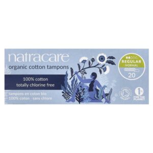 тампоны из органического хлопка, Normal, 20 штук — Natracare
