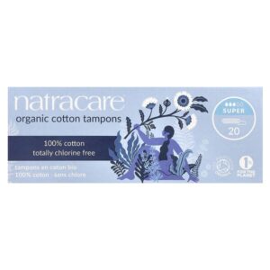 Super, тампоны из органического хлопка, 20 штук — Natracare