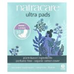 Ultra, прокладки, поверхность из органического хлопка, длинные, 10 штук — Natracare