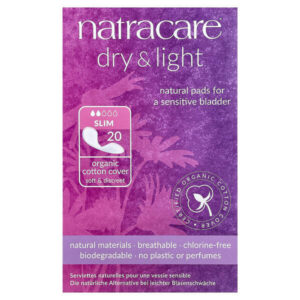 Dry & Light, поверхность из органического хлопка, тонкая, 20 прокладок — Natracare