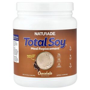 Total Soy®, коктейль для снижения веса, шоколад, 540 г (1,2 фунта) — Naturade
