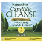 Очищение от кандиды, программа на 7 дней, 2 бутылочки по 28 капсул — NaturesPlus
