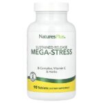Мега-стресс с замедленным высвобождением, 90 таблеток — NaturesPlus