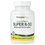 Super B-50, высокая эффективность, 90 капсул — NaturesPlus