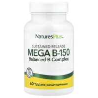 Mega B150, витамин B с длительным высвобождением, 60 таблеток — NaturesPlus