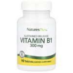 витамин В1, 300 мг, 90 таблеток — NaturesPlus