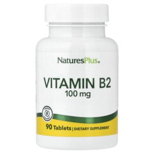 витамин B2, 100 мг, 90 таблеток — NaturesPlus