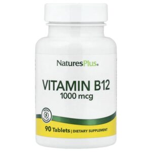 витамин B12, 1000 мкг, 90 таблеток — NaturesPlus
