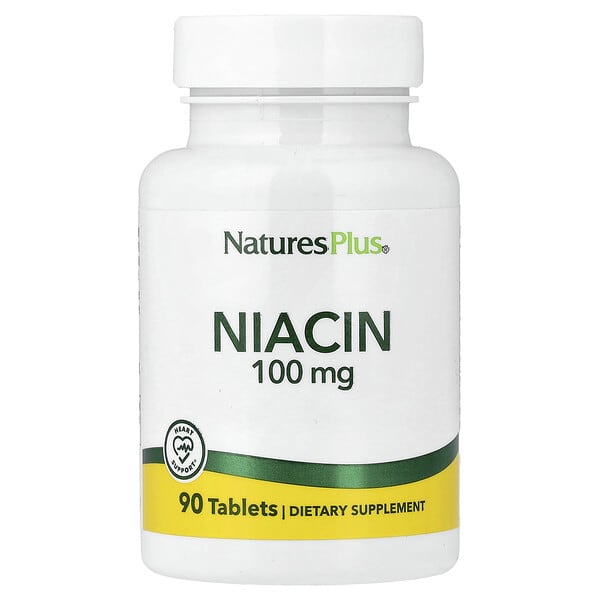 nap01850_v_52.jpg ниацин, 100 мг, 90 таблеток — NaturesPlus